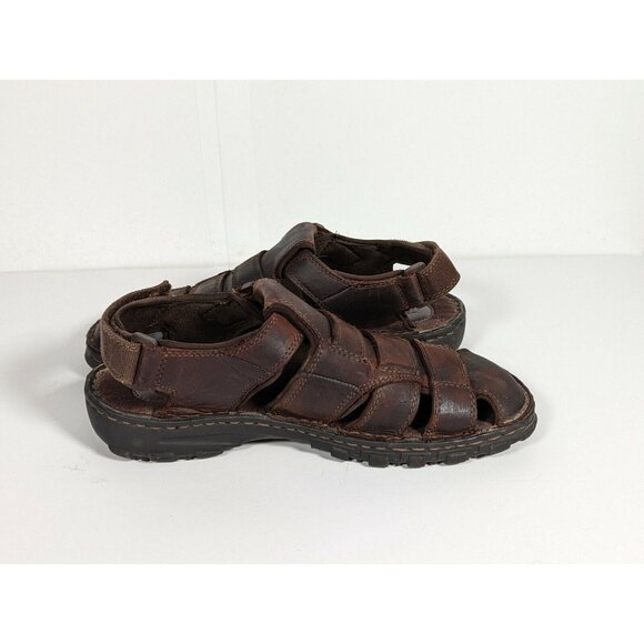 Sketchers Mens Fishermen Comfort Leather Sandal  Chunky Y2K us9 - Picture 6 of 9